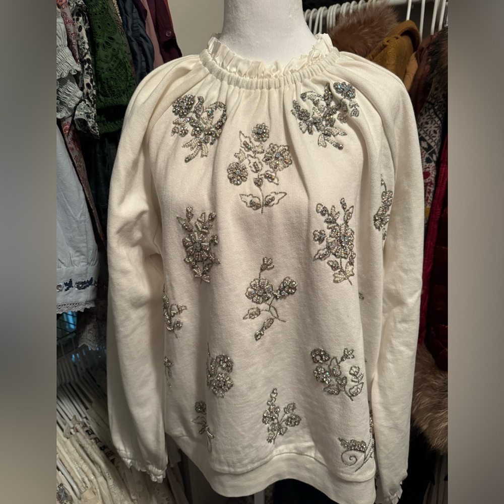 Needle & Thread Gemstone Sweat top RARE